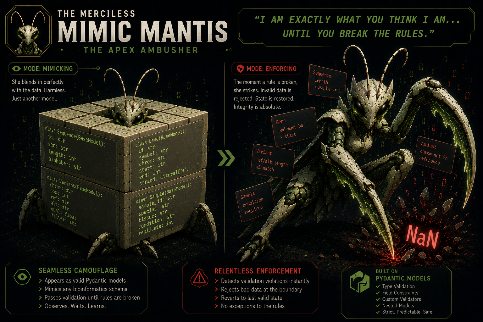 The Merciless Mimic Mantis