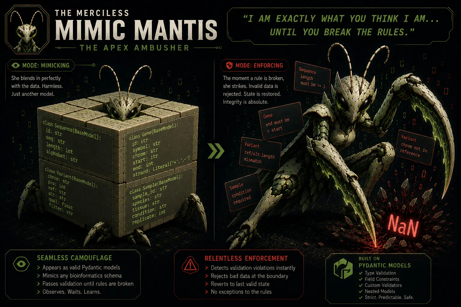 The Merciless Mimic Mantis